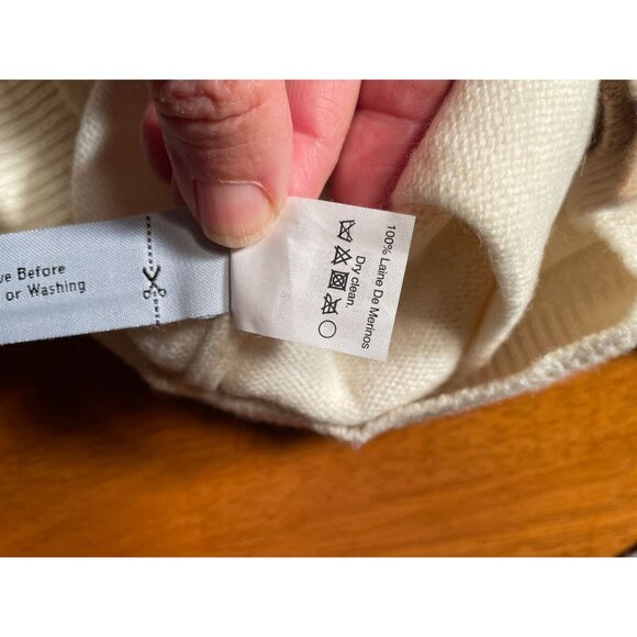 Madewell Womens Merino Wool Colorblock Cardigan Sweater S  Acadamia Corpcore - Picture 5 of 9